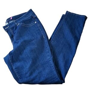 Torrid Blue Skinni Mid Rise Jeans Denim Size 18 Tall